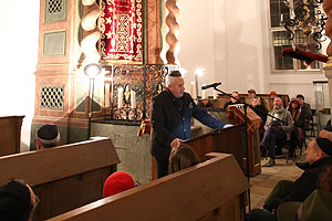 Gedenkstunde zur Pogromnacht am 11.11.2023 in der Ansbacher Synagoge