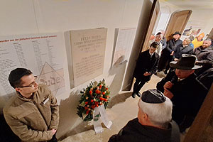 Gedenkstunde zur Pogromnacht am 11.11.2023 in der Ansbacher Synagoge